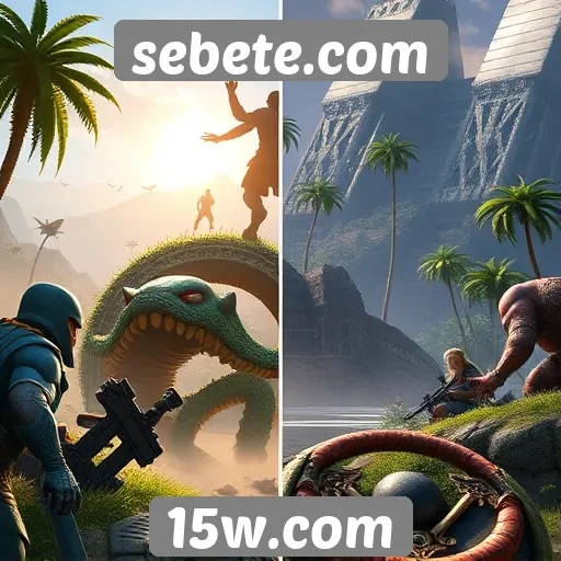 Comparação de gráficos em jogos do site