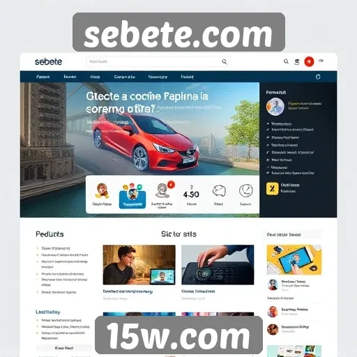 Análise da interface de usuário do sebete.com